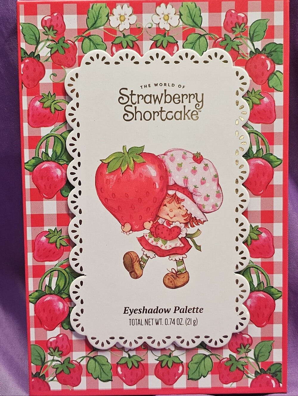Strawberry Shortcake Eyeshadow Palette - Pink & Red Strawberry Design